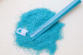 15SB185-CLR: CZ SB True Cut Turquoise Green 15/0 - 10 GM