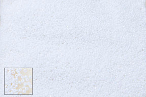 15SB312-CL: CZ Seed Bead True Cut White Luster 15/0 100GM