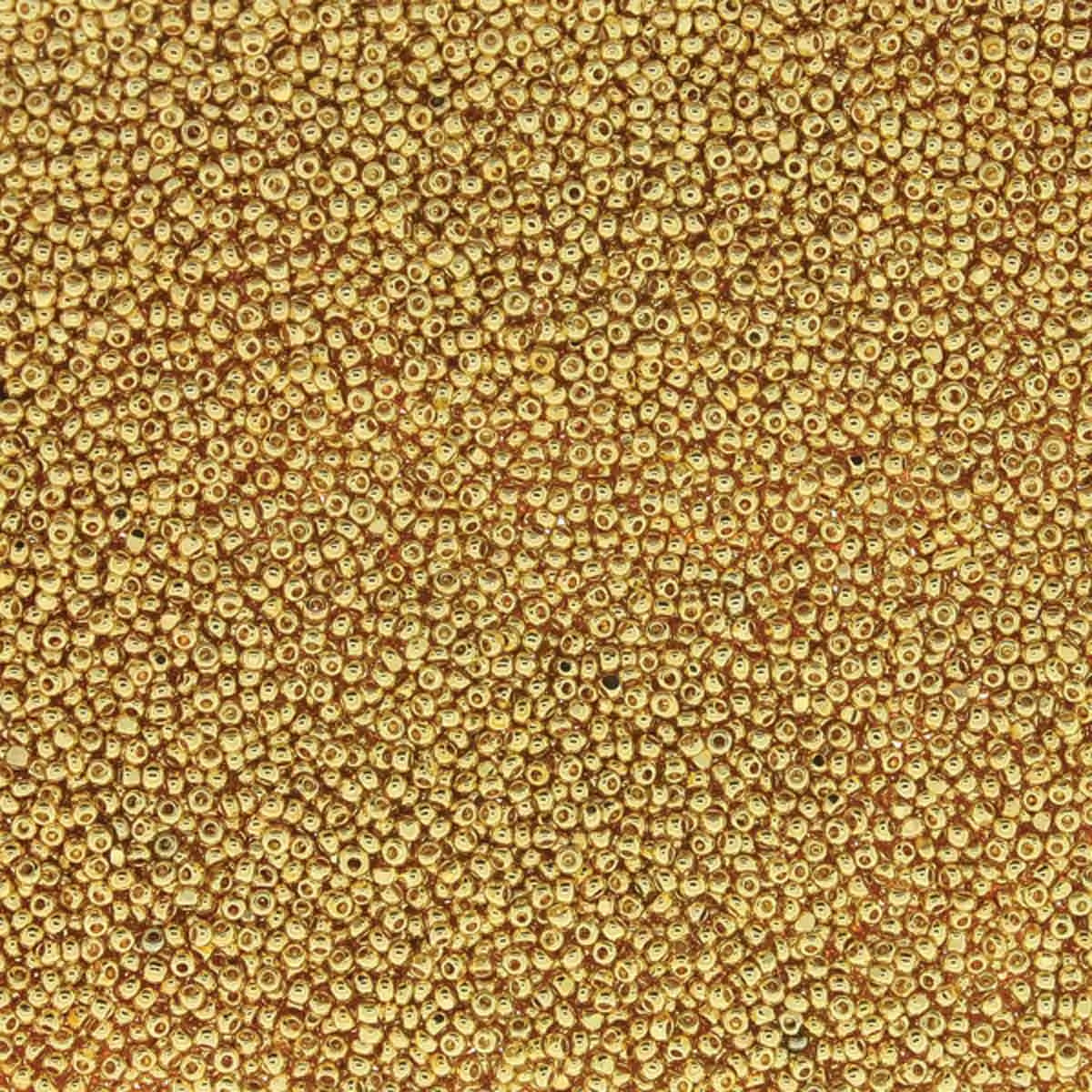 15SB853-5CL: Czech True Cut 24K Gold Plate 15/0