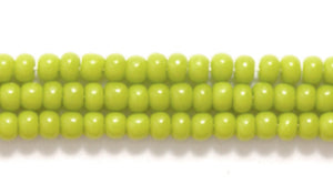 10SB183-OV: CZ Seed Bead Opaque Olive Green 10/0 5HK
