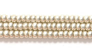 10SB812: CZ Seed Bead Metallic Silver 10/0 5HK