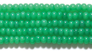 10SB984:  CZ Seed Bead Dyed Bright Green 10/0 - 5HK