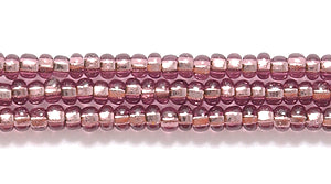 11SB498: CZ Seed Bead Silverlined Amethyst 11/0 6HK