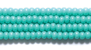 10SB185-TA: CZ Seed Bead Terra Opaque Turquoise Green 10/0 5HK