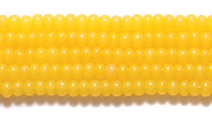11SB922:  CZ Seed Bead Silk Bright Yellow 11/0 - 6HK