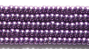 10SB898-TA: CZ Seed Bead Terra Metallic Purple 10/0 5HK