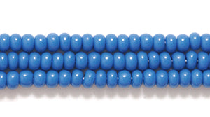 10SB168: CZ Seed Bead Opaque Teal Blue 10/0 5HK