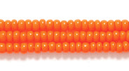10SB134: CZ Seed Bead Opaque Orange 10/0 5HK
