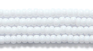 10SB112: CZ Seed Bead Opaque White 10/0 5HK