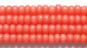 8SB6136: CZ Seed Bead Sol Gel Coral 8/0 3HK
