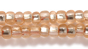 6SB451:  CZ Seed Bead Silverlined SolGel Coated Champagne 6/0 - 36STR