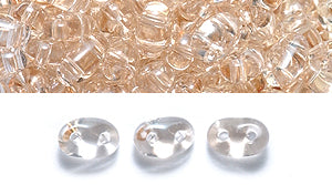 74SB051: CZ Twin 2-H SB Picasso Champagne 2.5x5mm