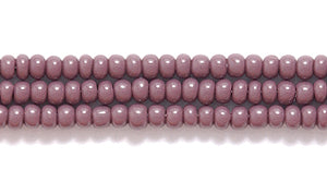 11SB198: CZ Seed Bead Op DK Purple 11/0 6 HK