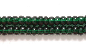 8SB288: CZ Seed Bead TR Deep Green 8/0 6HK