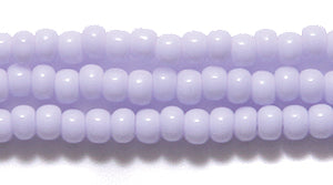 8SB195: CZ Seed Bead Opaque Soft Lavender 8/0 3HK