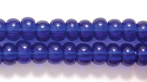 6SB278: CZ Seed Bead TR Cobalt 6/0 36STR