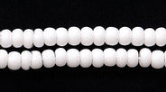 8SB112: CZ Seed Bead Opaque White 8/0 3HK