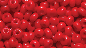 8SB144-L: CZ Seed Bead MED Red 8/0  250GM