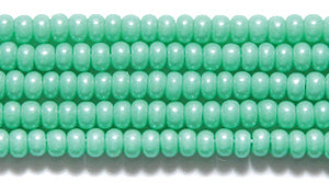 10SB182-TA: CZ Seed Bead Terra Mint Green 10/0 5HK