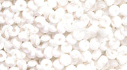10SB112-L: CZ Seed Bead OPQ White 10/0 Loose - 125GM