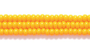 11SB132:  CZ Seed Bead Op LT Orange 11/0 - 6HK