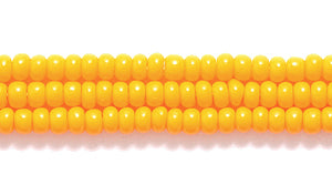 11SB132:  CZ Seed Bead Op LT Orange 11/0 - 6HK