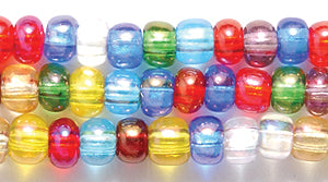 6SB300-T: CZ Seed Bead Luster TR Mix 6/0 36STR