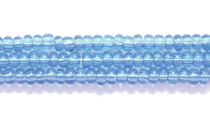 11SB272: CZ Seed Bead TR LT Sapphire 11/0 6HK