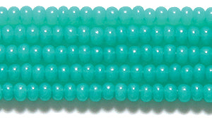 10SB982: CZ Seed Bead Dyed Alabaster Bright  Green #17858 10/0 5HK