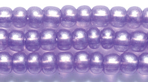 6SB298-TA: CZ Seed Bead Terra Pearl TR Lilac 6/0 36STR