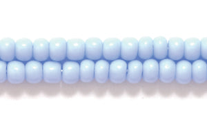 8SB160: CZ Seed Bead Opaque Pale Blue 8/0 3HK