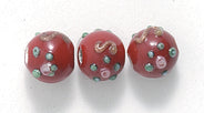 6FS148: CZ Floral Sputnik Red 6mm 10PPK