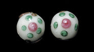 8FS112: CZ Round Flower Sputnik White 8mm 5PPK