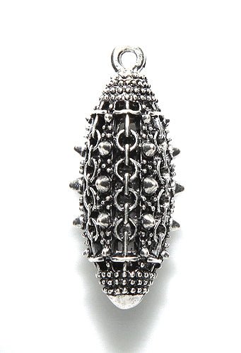 ME4164-S2: PNDNT Design Silver 14x43mm-4PC