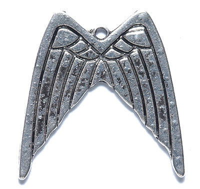 ME5548-S: Angel Wings Charm 30mm 8PC