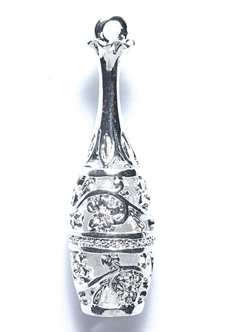 ME5557-S: Filigree Wine Bottle 38x11mm-2PC
