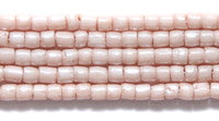 9SC153-TA: CZ Seed Bead 3-cut Opaque Terra Blush 9/0 5HK