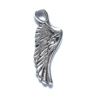 ME5539-S: Bird/angel Wing Charm 9x22mm-25PC