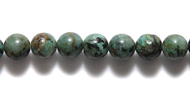 8ST433: African Turquoise Round 8mm