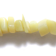 99ST533-O: Lemon/olive Stone Chips 5x8mm 36"