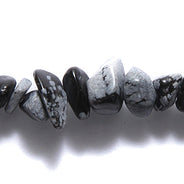 99ST410: Snowflake Obsidian Chips 36"
