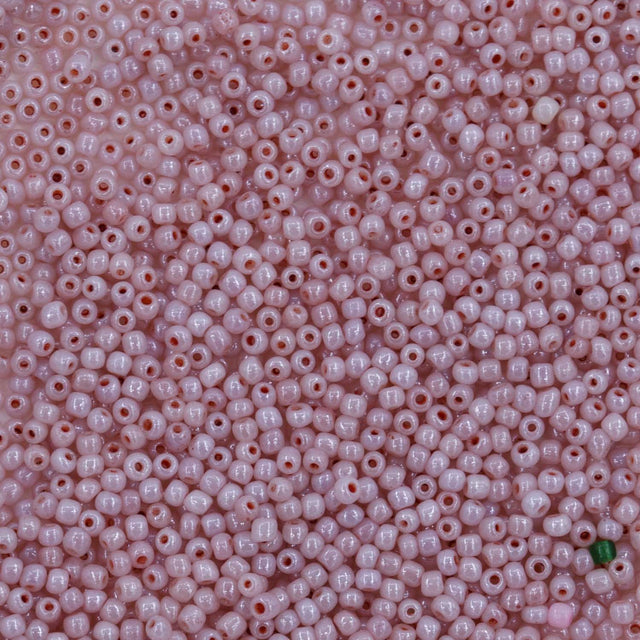 16SV342-2: Antique Venetian Micro Seed Bead Opaque Luster Strawberry #2 - 10 Grams