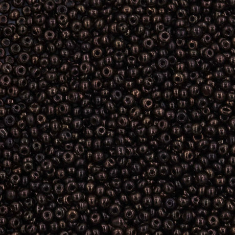 Antique Venetian Micro Seed Bead Metallic Copper #1 (16/0) - 10 Grams
