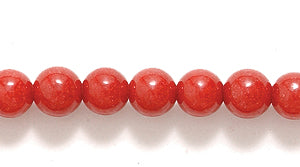 4ST147: Mtn Jade Dk Coral Round 4mm