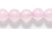6ST402: Rose Quartz Round 6mm 15" STR