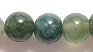 8ST452: Moss Agate Round 8mm