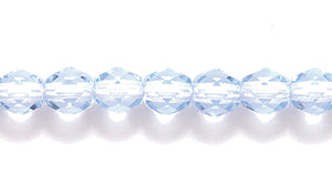 4FC272-1: CZ FACET RD TRANS LT MED Sapphire 4mm-1200PC