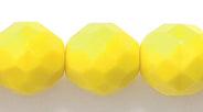 10FC122: CZ FACET RD LT Yellow 10mm-150PC