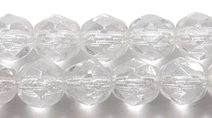 6FC312-TR: CZ FACET RD Crystal Luster 6mm-50PC
