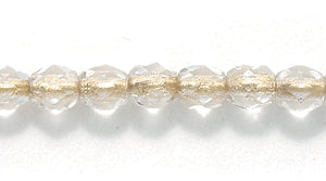 4FC4212: CZ FACET RD Brass/lined Crystal 4mm-600PC